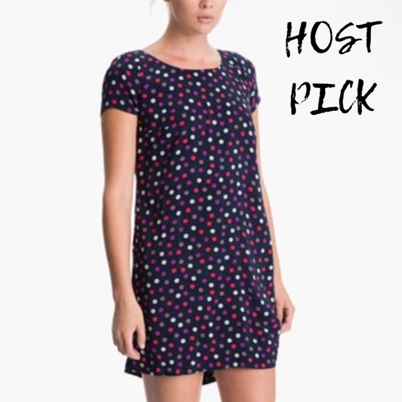 Splendid Dresses & Skirts - 3/$30 Splendid Polka Dot Mini Shift Zip Back